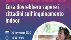 Webinar: Cosa dovrebbero sapere i cittadini sull'inquinamento indoor