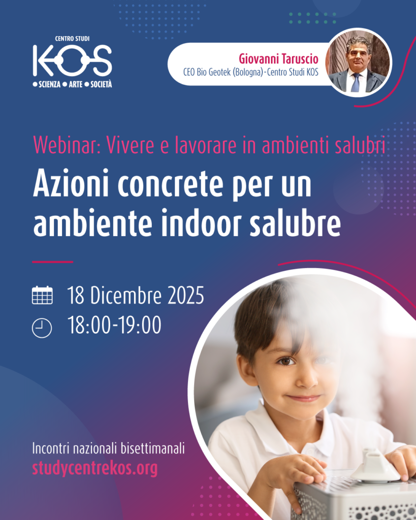 Webinar: “Azioni concrete per un ambiente indoor salubre”